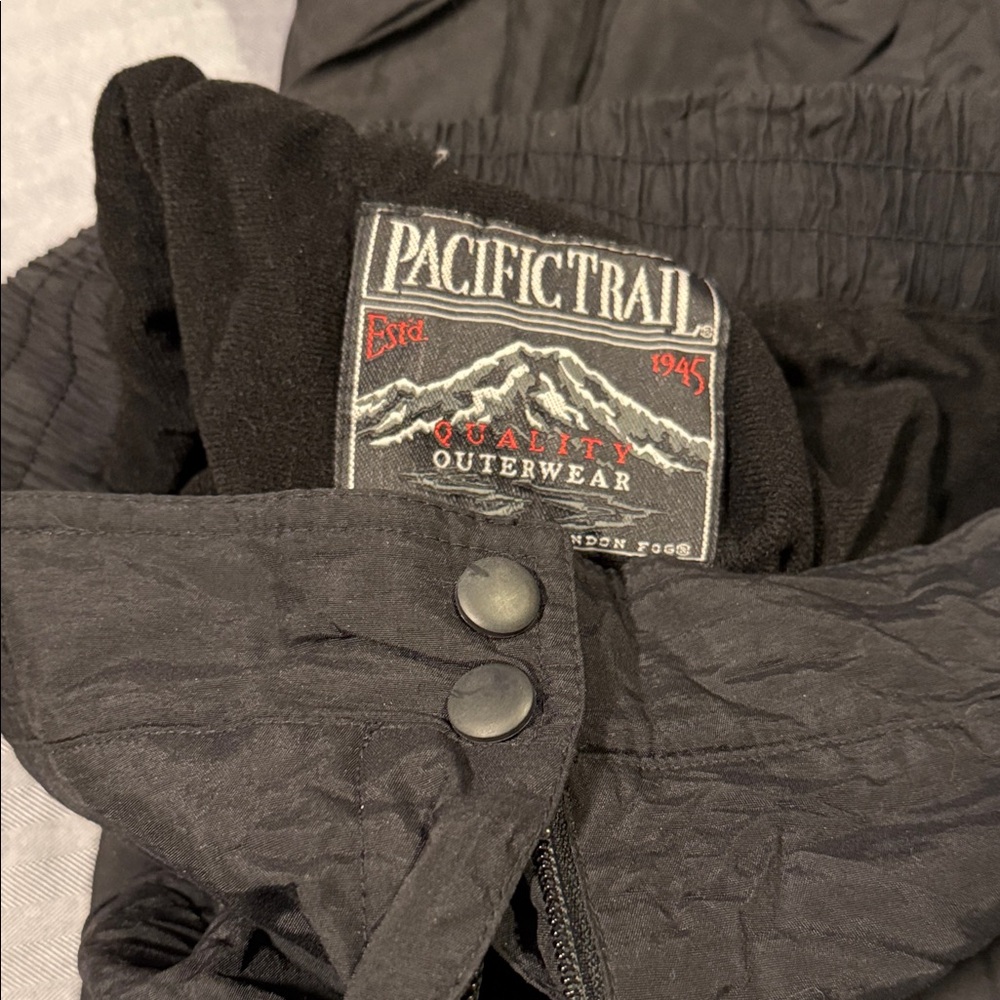 Pacific Trail Black large men’s insulated snowboard/ski pants